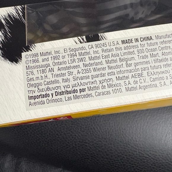 Barbie 101 Dalmatians Doll in Red and Black Outfit vintage 1998 NEW - Picture 7 of 7